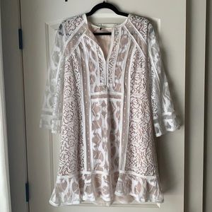 BCBG Maxazria white dress